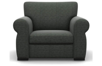 Heart of House Chloe Fabric Chair - Pewter.